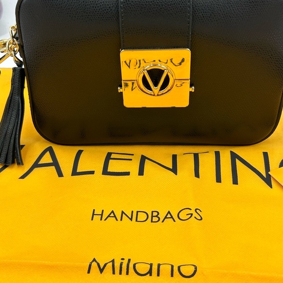 Women's Valentino by Mario Babette bonbon Leather Crossbody bag made in Italy - Picture 5 of 16